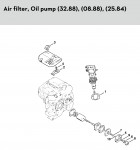 Stihl 009 E Gasoline Chainsaw Spare Parts